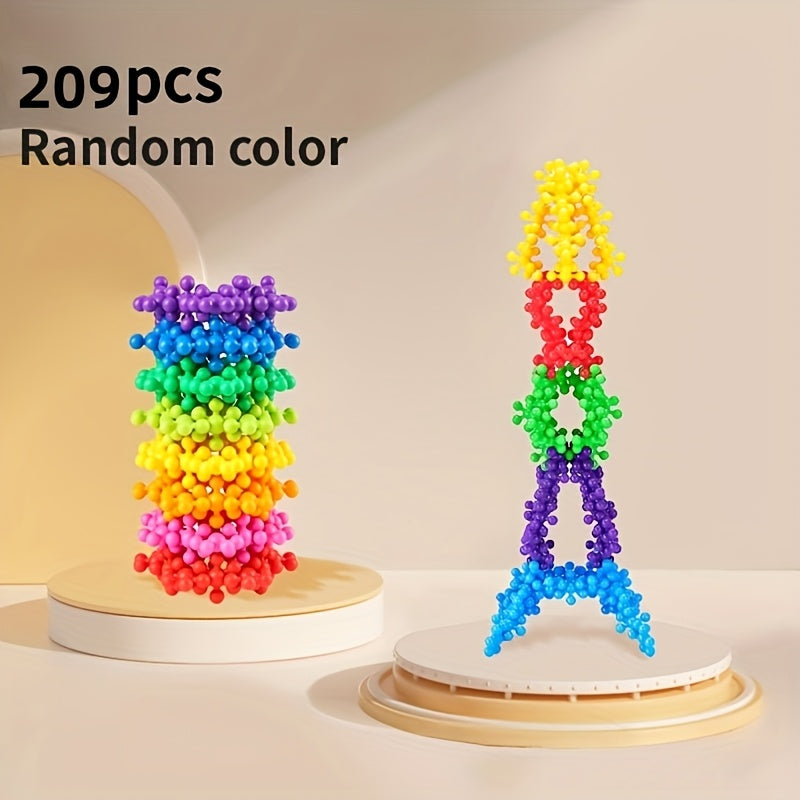 Plum Blossom Building Blocks Puzzle Toy