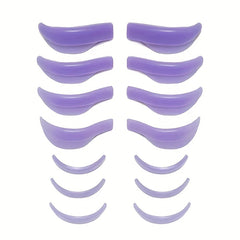 Silicone Eyelash Perm Pads Lash Lift Set 7 Pairs for 3D Curler & Extensions