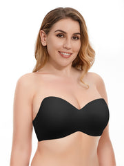  Strapless Bandeau Bra Push Up Non Padded Bralette