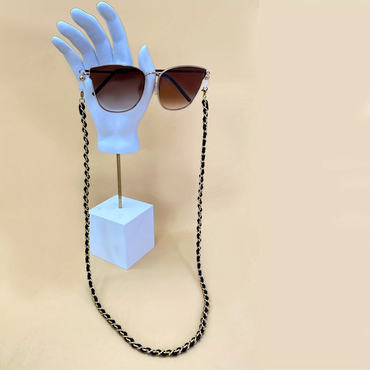 Retro Braided Glasses Chain Anti Slip Lanyard Strap Stylish Face Cover Eyewear