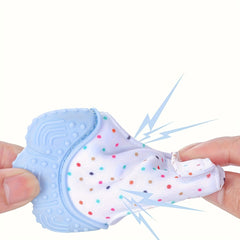 2 Pcs Silicone Teething Mittens Soft Teethers for Babies Self Soothing