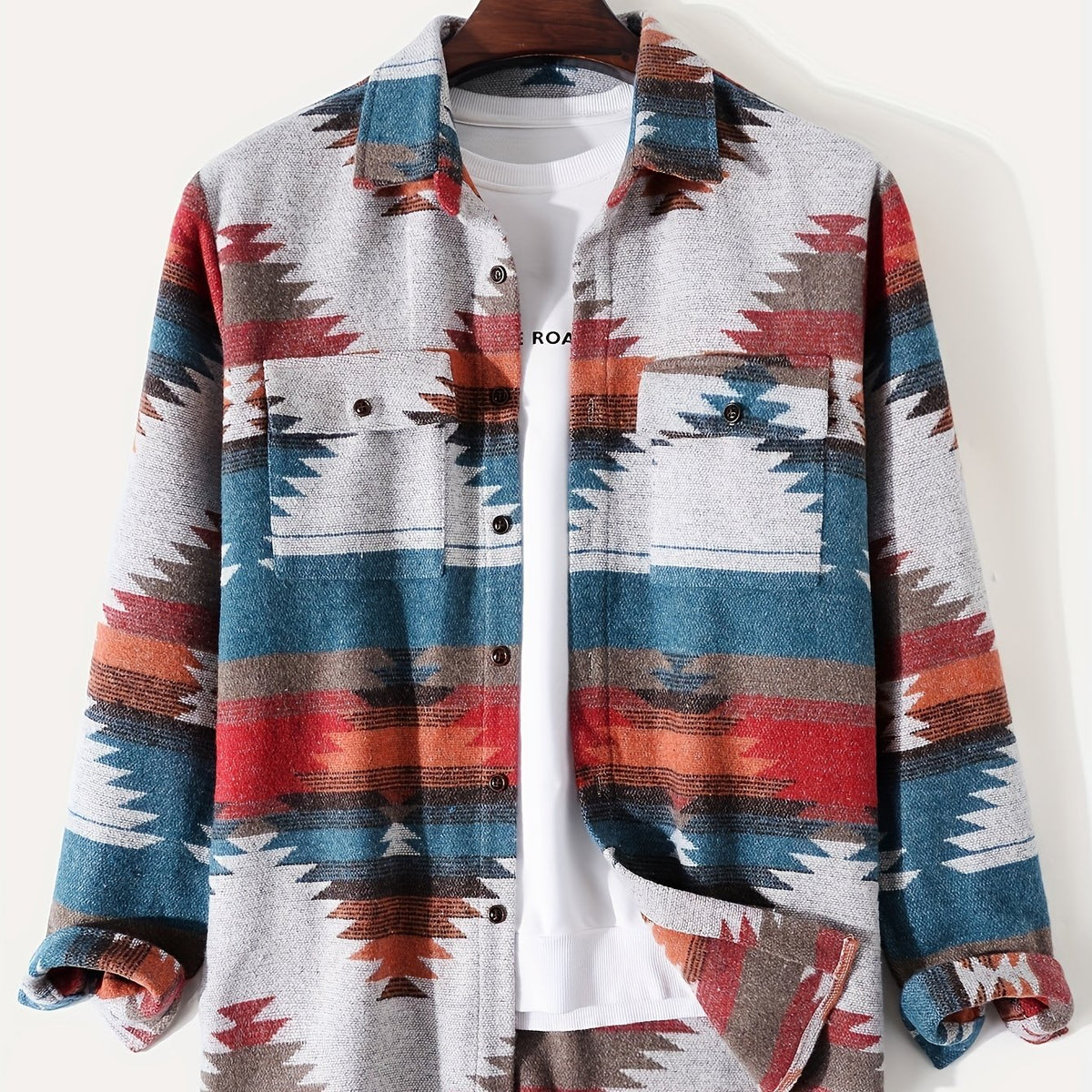 Ethnic Style Men's Long Sleeve Shirt For Autumn