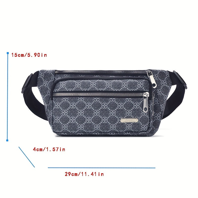 Fanny Bag Multifunction Bum Bag Travel Pouch Men Women Print Cheat Bag