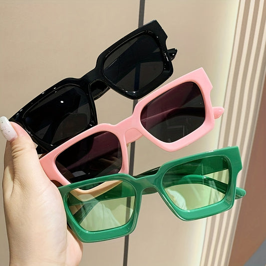 Y2K Square Sunglasses Candy UV400 Sun Shades