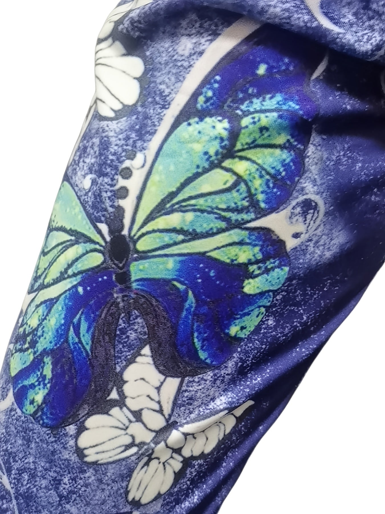 Butterfly Print Capris Leggings for Women