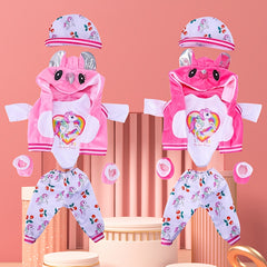 Unicorn Doll Clothes Set for 17-18 Inch Girl Dolls - 5pcs