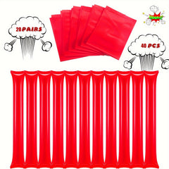 40pcs Inflatable Cheerleading Sticks Basketball Football Party