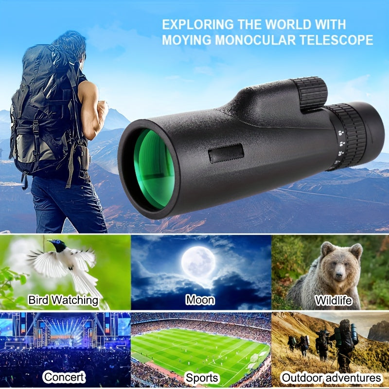 30x50 Monocular Telescope BAK4 Prism with Phone Holder and Tripod