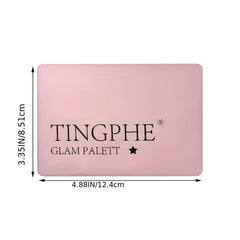 Pink Eyeshadow Palette 15 Colors Matte Shimmer Glitter Eye Shadow Makeup Kit