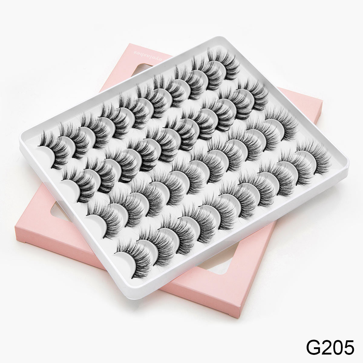 20 Pairs 3D Faux Mink Lashes Natural False Eyelashes Dramatic Fluffy Soft Wispy