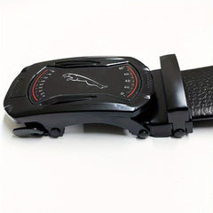 Men's Business PU Leather Belt Men's High Belt