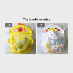Duck Mesh Net Toy Storage Bag Bathroom Decor