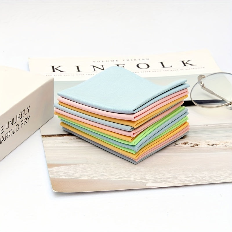 50pcs High Ultra-fine Fiber Cleaning Cloth for Glasses and Screens
