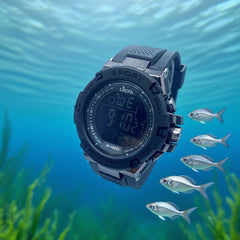 Boys Sports Watch Alarm Clock IPX7 Waterproof Stopwatch Timer