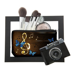 Stylish Print Cosmetic Zipper Bag Lightweight Toiletry Wash Bag