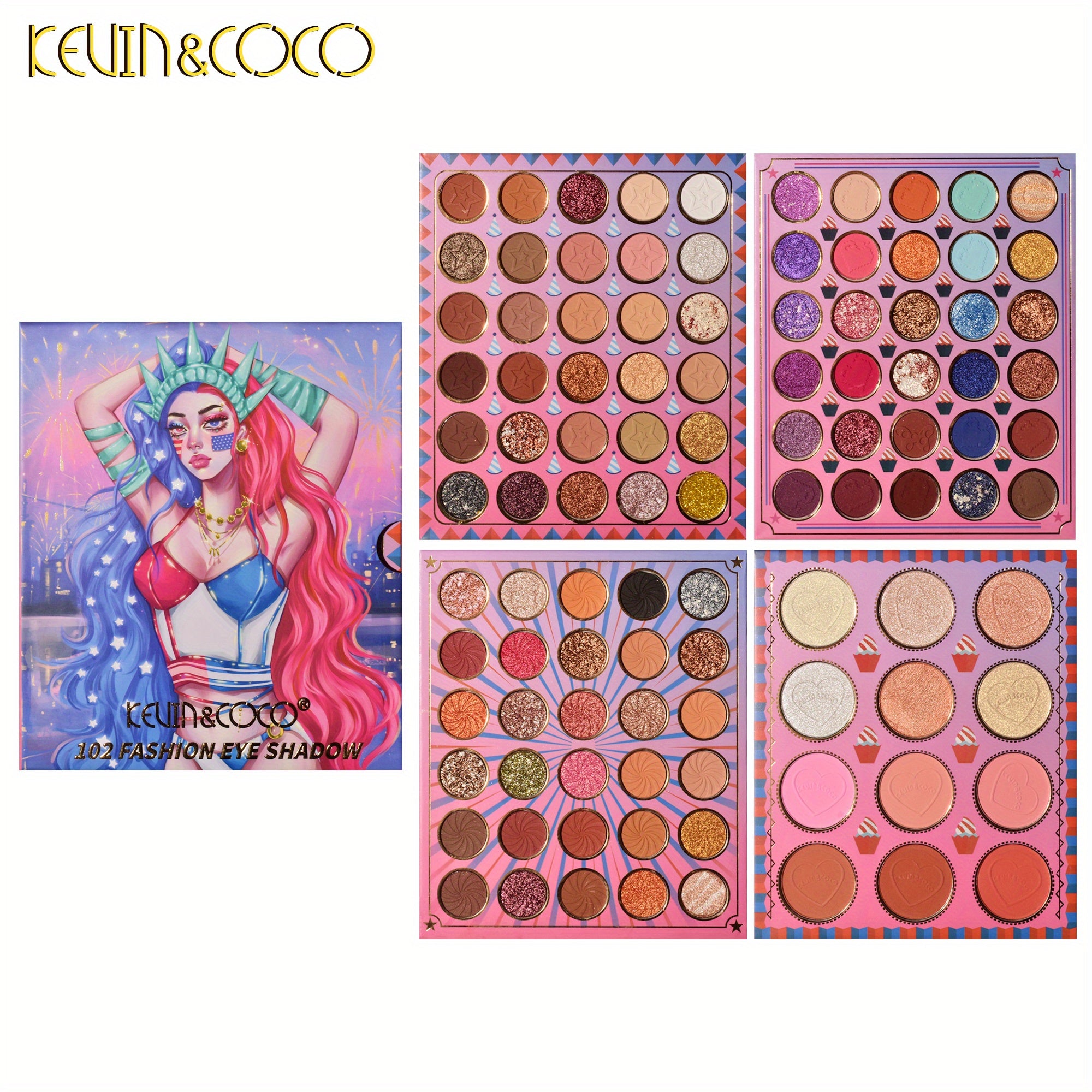 Party Queen Halloween Makeup Set 102 Colors Eyeshadow Palette