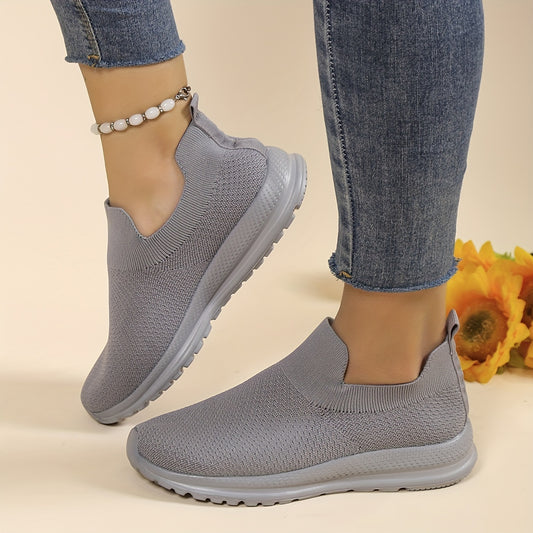 Women's Breathable Flying Woven Sneakers Lightweight Sport Shoes