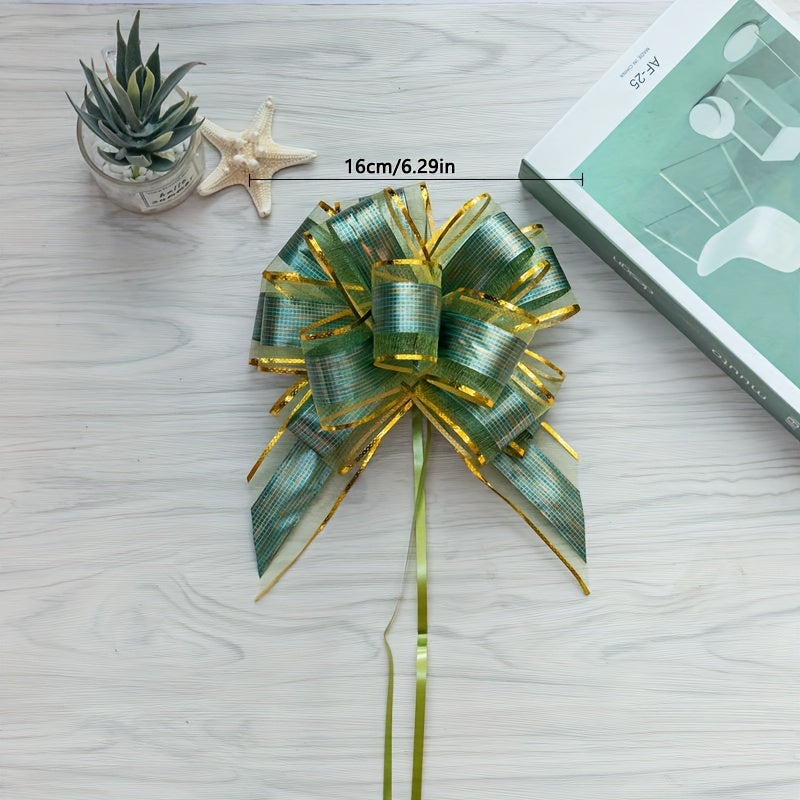 20pcs Plastic Bow Ornaments Party Supplies Gift Wrap Christmas Props