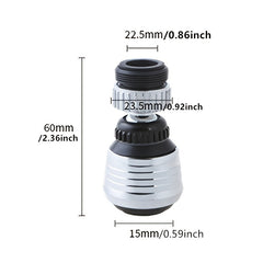 Water Saving Tap Aerator Faucet Nozzle Filter 360 Degree Swivel