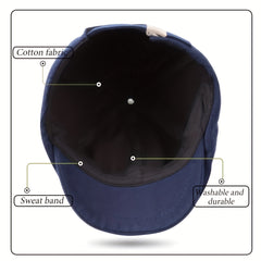 Casual British Beret Spring Summer Sun Breathable Hat for Children Baby