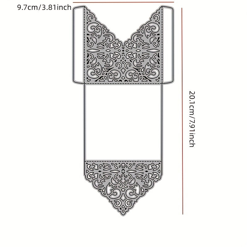 Hollow Lacework Envelope Metal Cutting Dies DIY Scrapbook Embossing Paper Craft