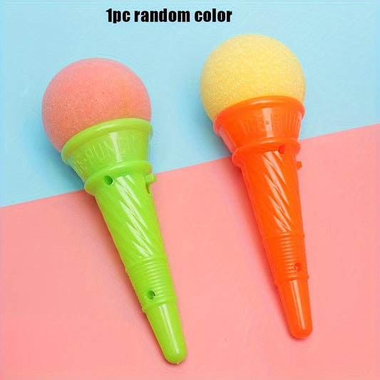 Ice Cream Shooters Toy Squeeze Game Foam Ball Launcher