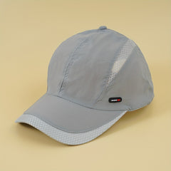 Solid Mesh Baseball Cap Thin Quick Drying Outdoor Sports Hat Adjustable