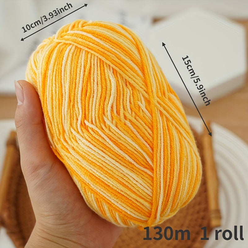 Gradient Milk Cotton Yarn for DIY Sweater Crafts