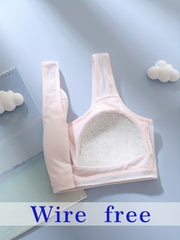 3pcs Mesh Wireless Soft Bras Women's Lingerie