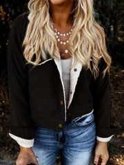 Women's Casual Short Jacket Solid Outerwear