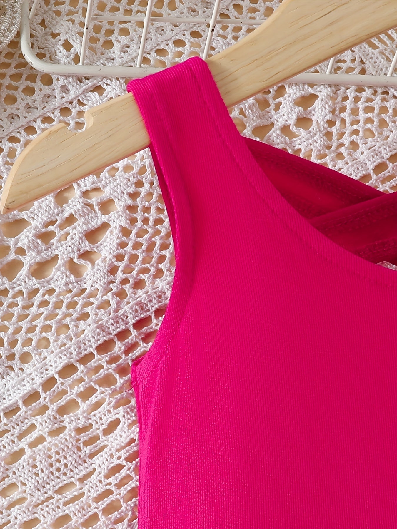 Girls Crisscross Back Vacation Dress