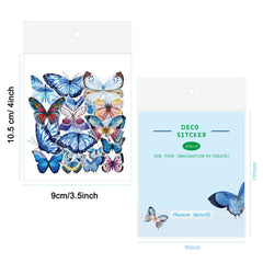40pcs Butterfly Journal Stickers DIY Decorative Vintage Scrapbook Stickers