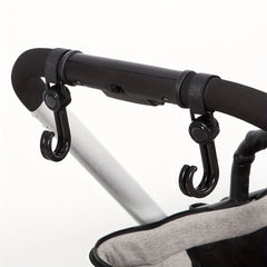 Stroller Car Shopping Cart Hooks - 360 Degree Rotating Pram Organizer Bag Hanger