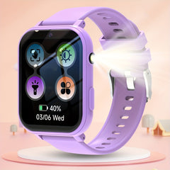 ERUN HD Kids Smart Watch, 18 Educational Games, Flashlight, Camera, Alarm Clock