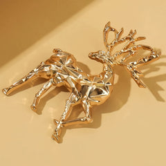 Unisex Deer Brooch Pin
