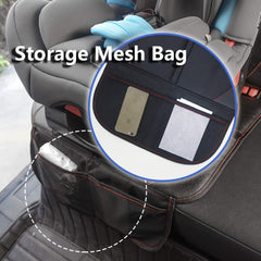 Car Seat Protector Large Size 600D Fabric Thick Padding & Storage Pockets