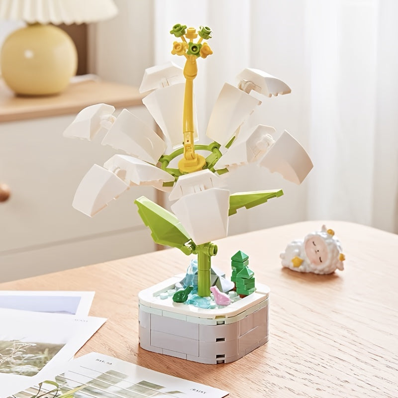 Immortal Flower Building Blocks Creative Flower Building Kit