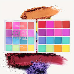16 Color Eyeshadow Palette Shimmer Matte Finish Halloween Makeup