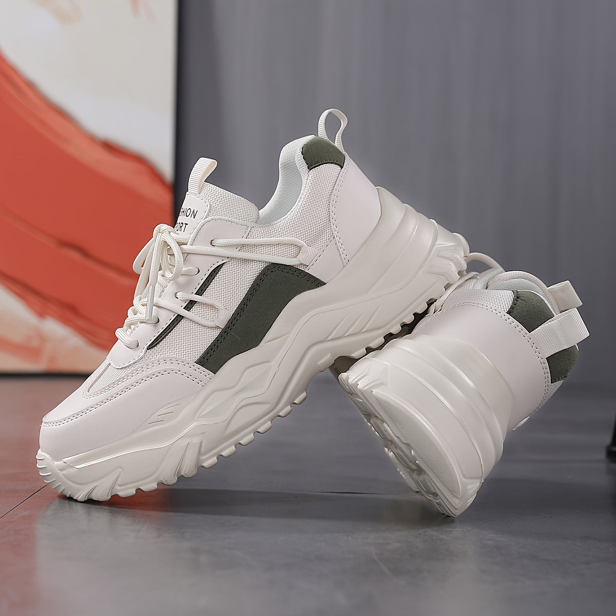 Women's Heighten Chunky Sneakers Casual Non Slip Running Shoes