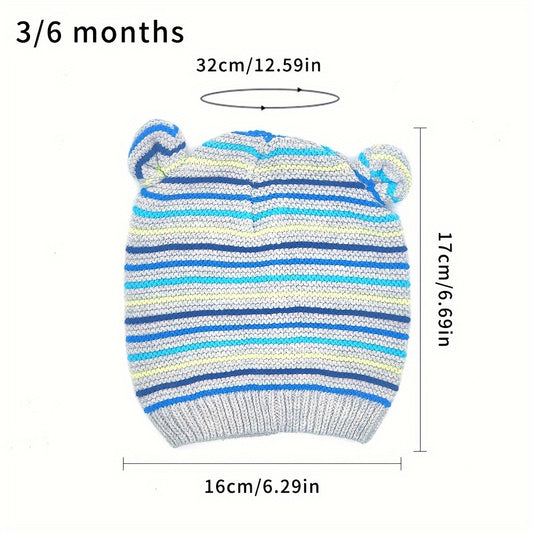 1pc Knitted Baby Hat Warm Beanie