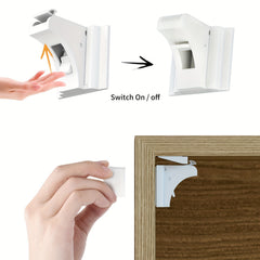Magnetic Cabinet Locks Baby Proofing Child Safety 4 Pack