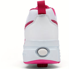 Women's Roller Shoes Sneakers With Wheels Comfortable Sport Roller Skate