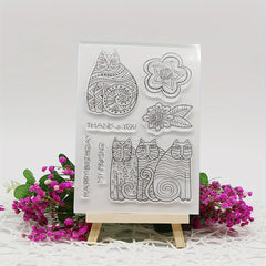 Cat Cartoon Transparent Stamp - Purr-fect Craft Accent