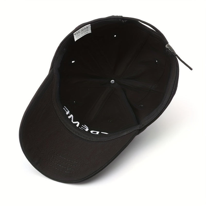 Letter Embroidery Peaked Cap Outdoor Men's Sun Hat Baseball Cap