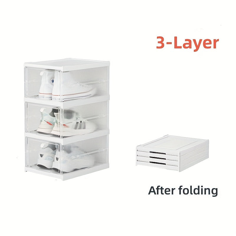 6-Layers Transparent Shoe Display Case