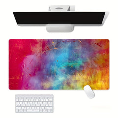 Ocean Pattern Large Mouse Pad - Non-Slip Rubber Desktop Mat