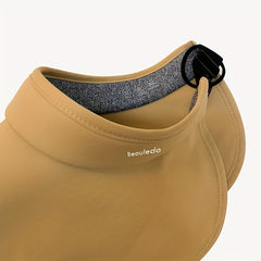 Wide Brim Foldable Visor Hat Solid UV Protection Sun Hat