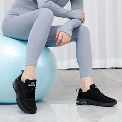 Women's Air Cushion Sole Running Shoes Breathable Sneakers