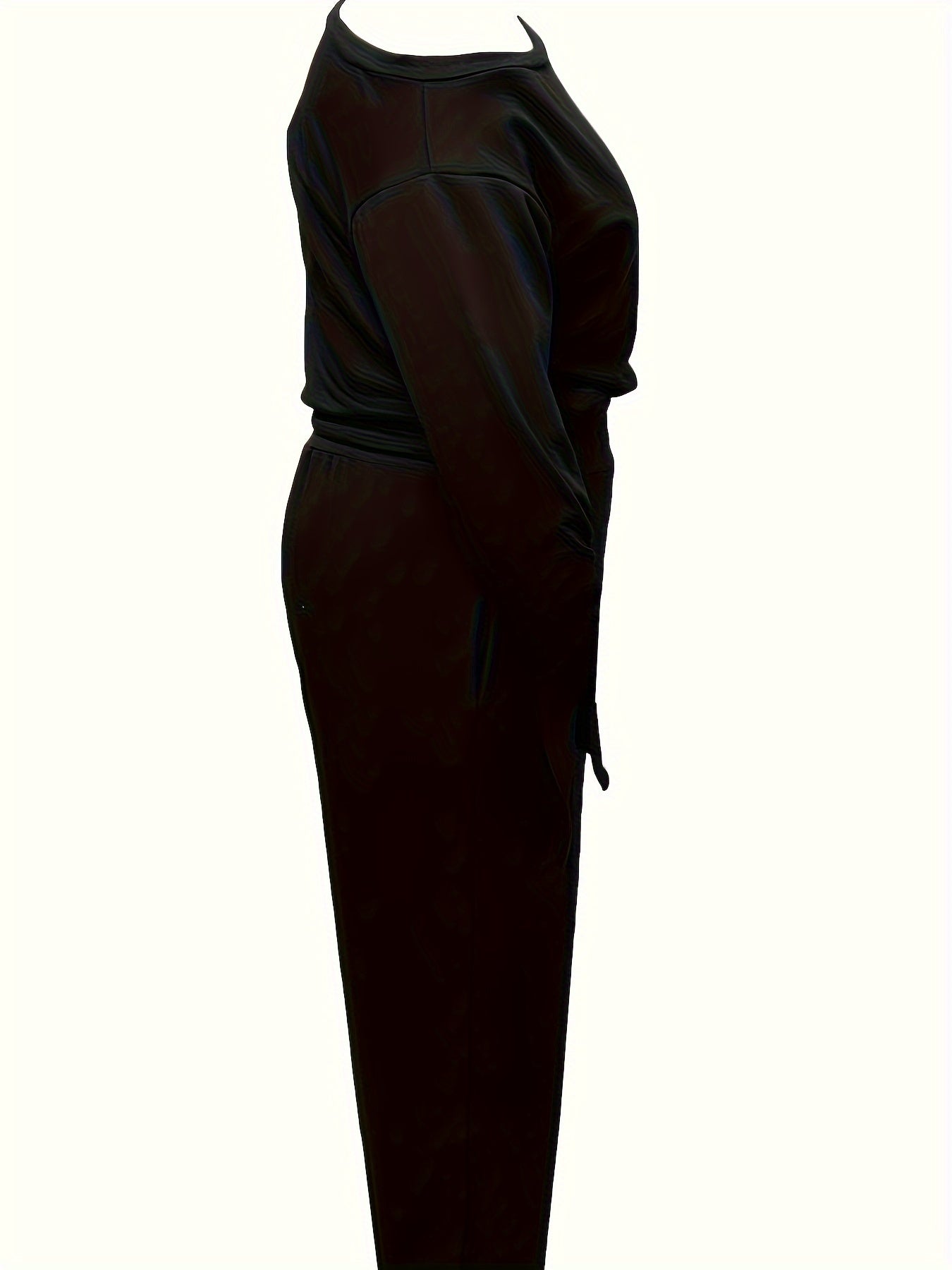  One Shoulder Crop Top & Wide Leg Pants Set