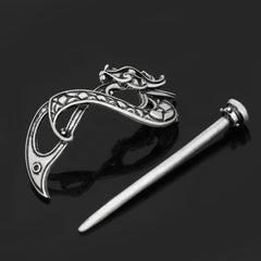 Viking Celtic Crown HairPins Clip Hair Accessories Barrettes Silvery